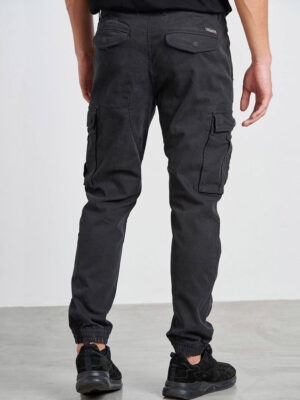 Ανδρικό Cargo Παντελόνι με λάστιχο Black