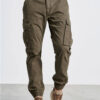 Ανδρικό Cargo Παντελόνι με λάστιχο Olive