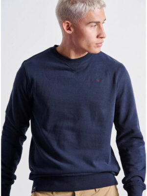 Ανδρικό Φούτερ με στρογγυλό λαιμό Navy