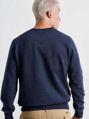 Ανδρικό Φούτερ με στρογγυλό λαιμό Navy