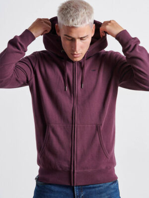 Ανδρικό Φούτερ Ζακέτα Burgundy
